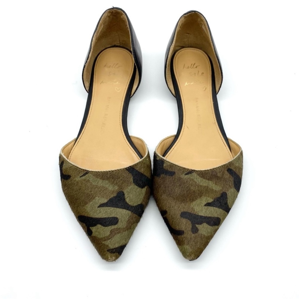 • Banana Republic • Pony Hair Camo Flats